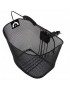 PANIER AVANT ACIER NID ABEILLE  P2R NOIR AVEC ANSE FIXATION RAPIDE SUR POTENCE A PLONGEUR (Lg35xL26xH27)
