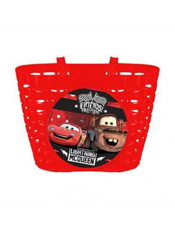 Panier avant enfant disney cars rouge fixation par sangle sur cin...