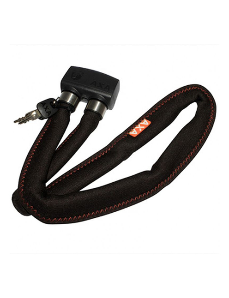 ANTIVOL VELO PLIABLE AXA FOLDABLE 600 A CLE DIAM 6mm L0.95M GRIS FONCE (AVEC FIXATIONS SUR CADRE)