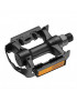 "PEDALE VTT P2R RESINE NOIR CAGE ALU NOIR 9-16"" (PAIRE)"