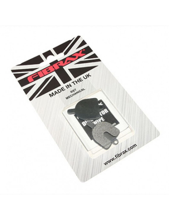 PLAQUETTE DE FREIN VTT POUR RST MECANIQUE (FIBRAX SEMI-METAL) (PAIRE SUR CARTE) AVEC 1 LINGETTE NETTOYANT DISQUE