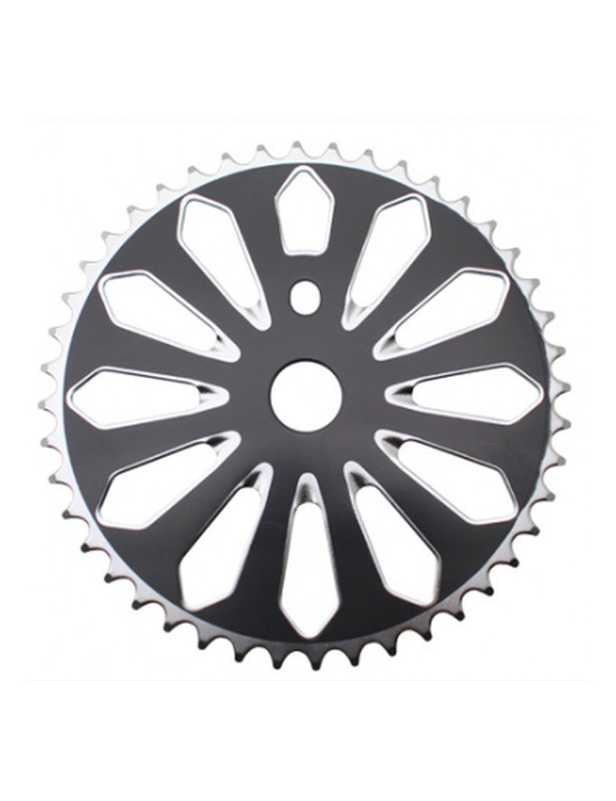 PLATEAU 44DTS BMX FREESTYLE FAUBER ACIER NOIR