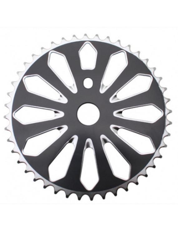 PLATEAU 44DTS BMX FREESTYLE FAUBER ACIER NOIR