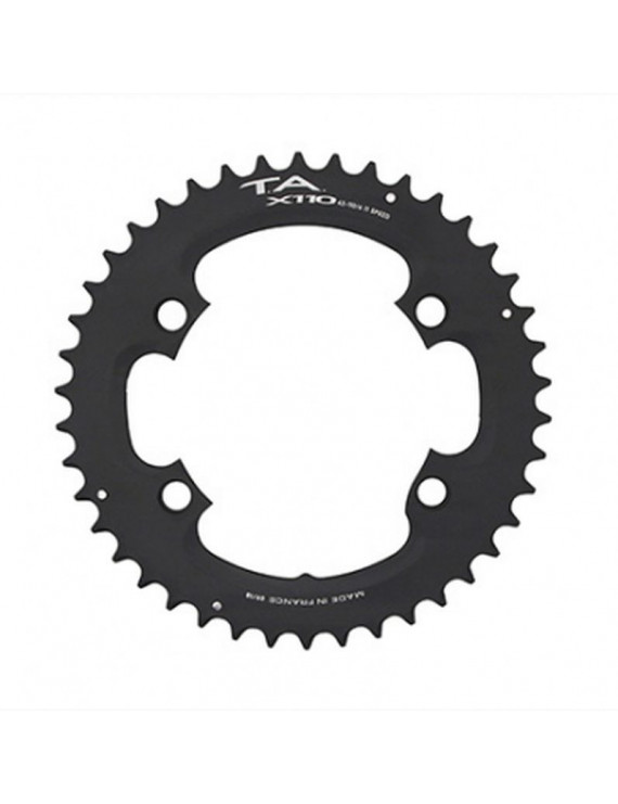 PLATEAU ROUTE 4BRA D.110 POUR SHIMANO ULTEGRA R8000 - 6800 TA X110 48DTS EXTERIEUR COMPATIBLE SHIMANO 105  5800+R7000-DURA ACE 