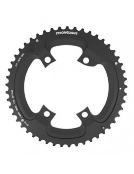 PLATEAU ROUTE 4BRA 49DTS EXTERIEUR TYPE SHIMANO ULTEGRA R8000-8050 NOIR CT2 STRONGLIGHT 11V. (POUR PLATEAU 34DTS)