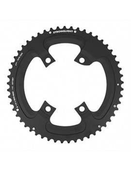 PLATEAU ROUTE 4BRA 53DTS EXTERIEUR TYPE SHIMANO ULTEGRA R8000-8050 NOIR CT2 STRONGLIGHT 11V. (POUR PLATEAU 39DTS)