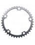 PLATEAU ROUTE 5BRA D.130 MICHE 39DTS INTERIEUR TYPE SHIMANO ARGENT 9-10V.