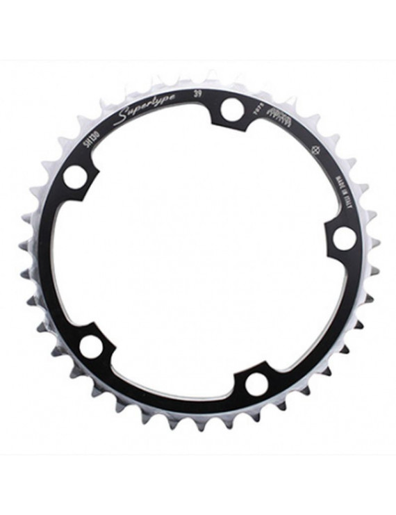 PLATEAU ROUTE 5BRA D.130 MICHE 39DTS INTERIEUR TYPE SHIMANO NOIR 9-10V.