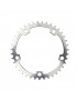 PLATEAU ROUTE 5BRA D.130 TA ALIZE 40DTS INTERIEUR ARGENT ALU 7075 TYPE SHIMANO 8-9-10V.