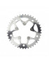 PLATEAU ROUTE 5BRA D.130 TA ALIZE TRIPLE 42DTS PORTEUR ARGENT ALU 7075 TYPE SHIMANO 8-9-10V.