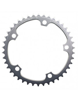 PLATEAU ROUTE 5BRA 42DTS D.135 CAMPA INTERIEUR ARGENT ALU MICHE (AXE CARRE) 9-10V.