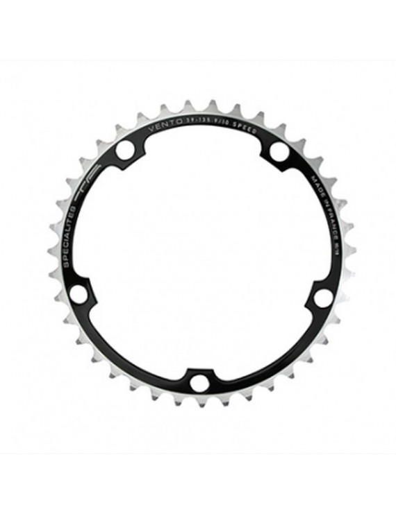 PLATEAU ROUTE 5BRA D.135 TA VENTO 42DTS INTERIEUR NOIR ALU 7075 TYPE CAMPAGNOLO 9-10V.