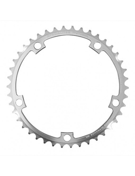 PLATEAU ROUTE 5BRA D.144 TA VINTAGE 42DTS INTERIEUR ARGENT ALU 7075 TYPE SHIMANO 7-8V.