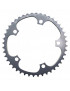 PLATEAU ROUTE 5BRA D.130 MICHE 44DTS INTERIEUR TYPE SHIMANO ARGENT 9-10V.