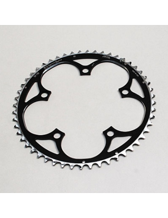 PLATEAU ROUTE 5BRA D.130 MICHE 46DTS EXTERIEUR TYPE SHIMANO NOIR 9-10V.
