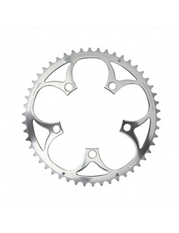 PLATEAU ROUTE 5BRA D.110 TA ZEPHYR 48DTS EXTERIEUR ARGENT ALU 7075 TYPE SHIMANO 9-10V.