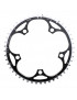 PLATEAU ROUTE 5BRA D.130 MICHE 48DTS EXTERIEUR TYPE SHIMANO NOIR 9-10V.