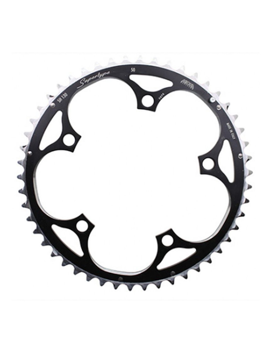 PLATEAU ROUTE 5BRA D.130 MICHE 50DTS EXTERIEUR TYPE SHIMANO NOIR 9-10V.