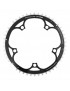 PLATEAU ROUTE 5BRA D.135 TA VENTO 50DTS EXTERIEUR NOIR ALU 7075 TYPE CAMPAGNOLO 9-10V.