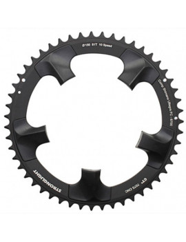 PLATEAU ROUTE 5BRA D.130 POUR SHIMANO ULTEGRA 6700 STRONGLIGHT CT2 51DTS EXTERIEUR COMPATIBLE DURA-ACE 7900 NOIR 10V.