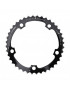 PLATEAU ROUTE 5BRA D.130 TA ALIZE TRIPLE 38DTS MILIEU NOIR ALU 7075 TYPE SHIMANO 8-9-10V.