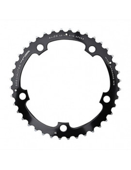 PLATEAU ROUTE 5BRA D.130 TA ALIZE TRIPLE 42DTS MILIEU NOIR ALU 7075 TYPE SHIMANO 8-9-10V.