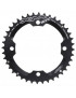 PLATEAU VTT 4BRA D.120 POUR SRAM X0-XX MICHE DOUBLE 40DTS EXTERIEUR NOIR ALU