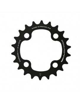 PLATEAU VTT 4BRA DOUBLE-TRIPLE 34DTS D.104 EXTERIEUR CHINOOK NOIR ALU TA POUR SHIMANO - SRAM - RACE FACE - FSA 9-10-11V.  (COMP