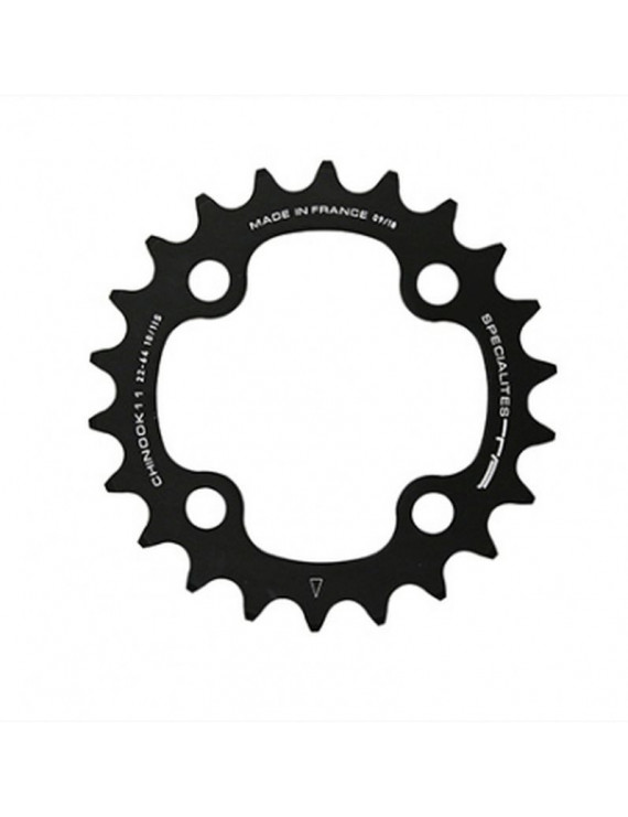 PLATEAU VTT 4BRA DOUBLE-TRIPLE 34DTS D.104 EXTERIEUR CHINOOK NOIR ALU TA POUR SHIMANO - SRAM - RACE FACE - FSA 9-10-11V.  (COMP