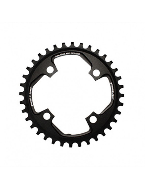 PLATEAU VTT 4BRA D.94 POUR SRAM X01 STRONGLIGHT 36DTS MONO NOIR ALU 7075 11V. - EPAISSEUR 5mm