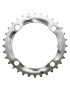 Plateau VTT 4bra triple 32dts d.104 argent milieu stronglight aci...