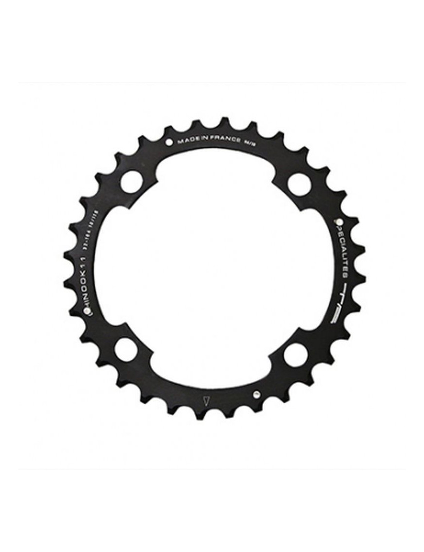 PLATEAU VTT 4BRA TRIPLE 44DTS D.104 EXTERIEUR CHINOOK NOIR ALU TA POUR SHIMANO - SRAM - RACE FACE - FSA 9-10-11V.