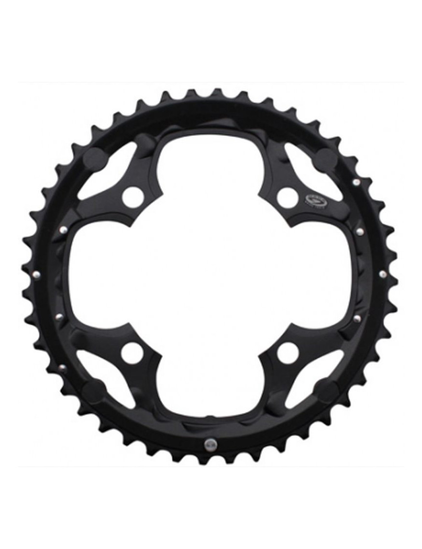 Plateau VTT 4bra triple 48dts d.104 shimano slx m660 9/10v. noir
