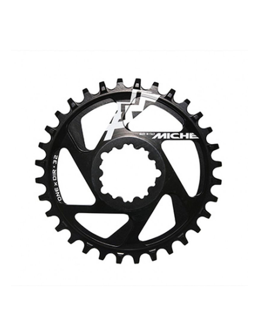 PLATEAU VTT DIRECT MOUNT POUR SRAM XX1-X01-X1-X0-X9 MICHE 32DTS ALU NOIR 11V. (DEPORT 6mm)