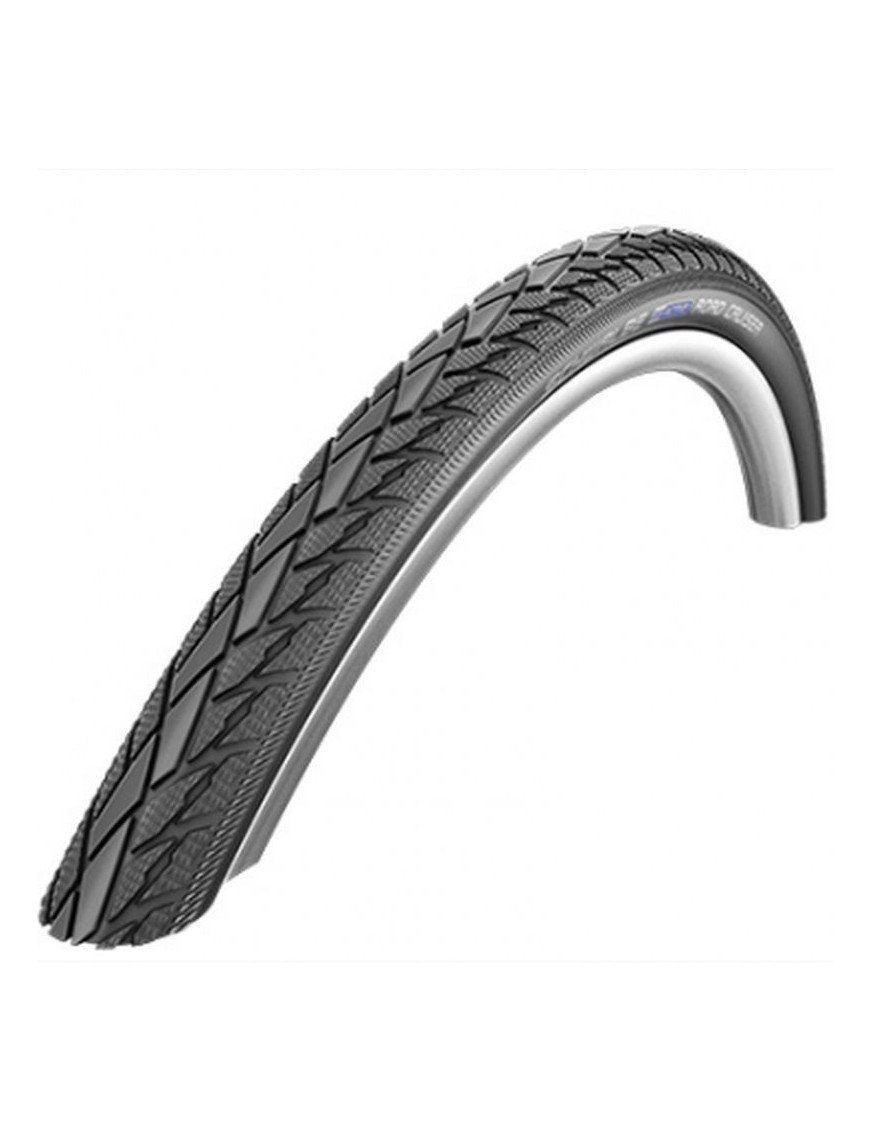 PNEU CITY 22 X 1 1-2 SCHWALBE HS484 ROAD CRUISER NOIR TR (44-484) FLANC REFLEX