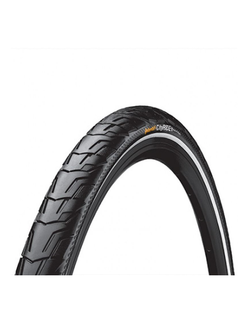 PNEU VTC URBAIN 700 X 37 CONTINENTAL CITYRIDE NOIR TR (37-622) FLANC REFLEX