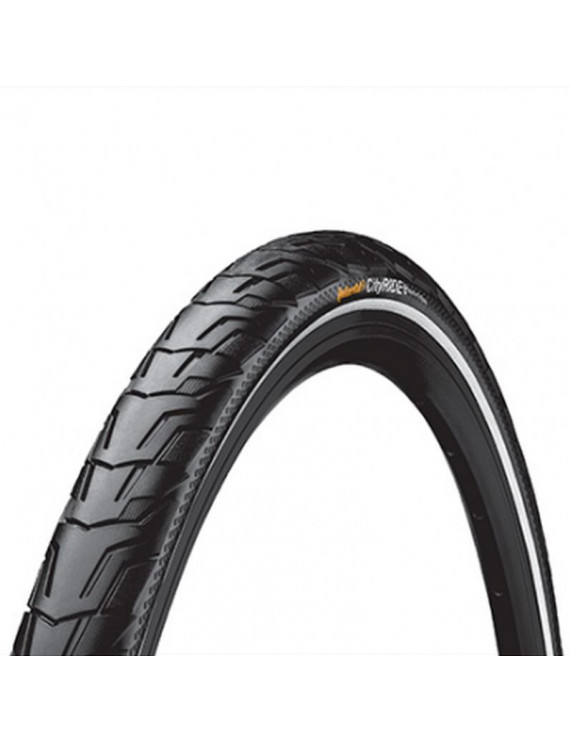 PNEU VTC URBAIN 700 X 37 CONTINENTAL CITYRIDE NOIR TR (37-622) FLANC REFLEX