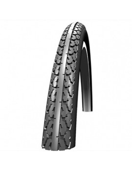 PNEU INVALIDE 24 X 1.00 SCHWALBE HS228 GRIS FLANC NOIR (25-540)