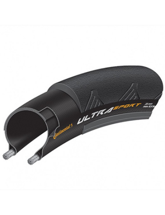 PNEU ROUTE 700 X 23 CONTINENTAL ULTRA SPORT3 NOIR TS (23-622)