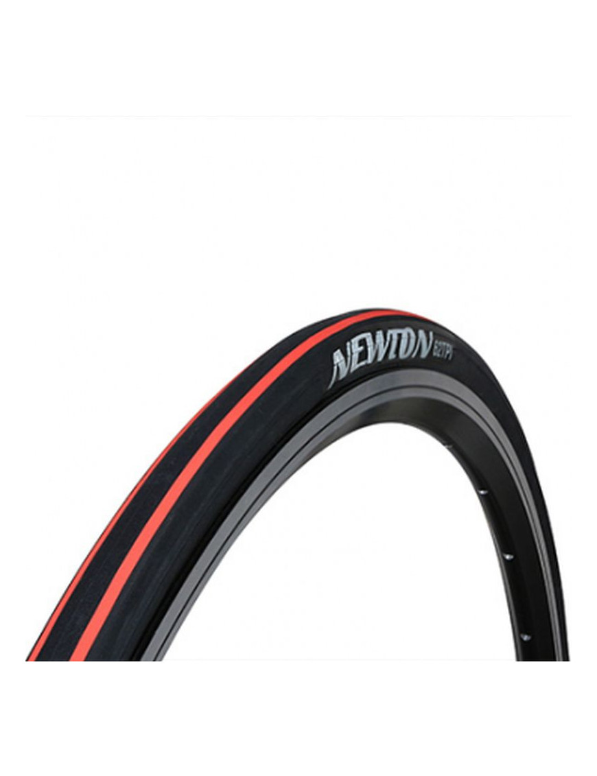 PNEU ROUTE 700 X 23 NEWTON E-01 NOIR LISERETS ROUGE TS (23-622)