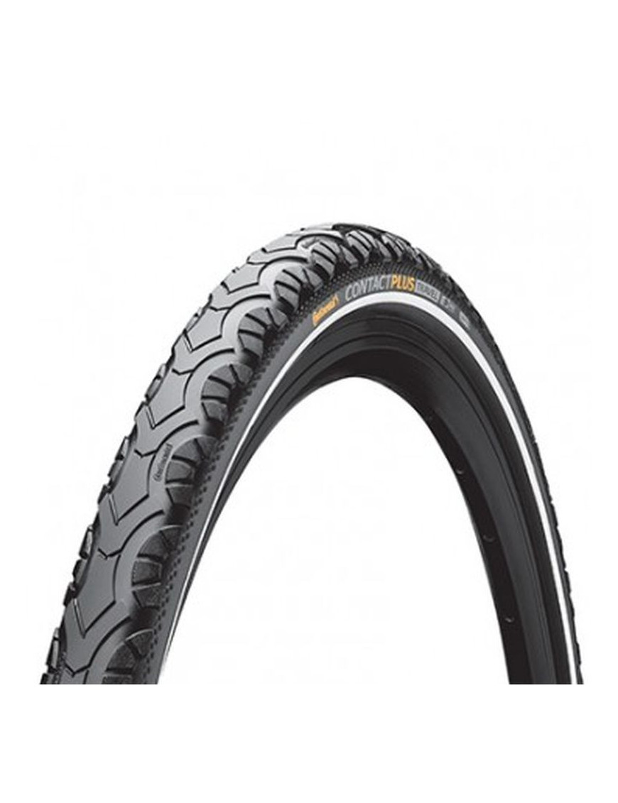 PNEU VTT 26 X 2.00 CONTINENTAL CONTACT PLUS TRAVEL NOIR TR (50-559) RENFORT 5mm HOMOLOGUE VAE-E-BIKE 25KM-H FLANC REFLEX