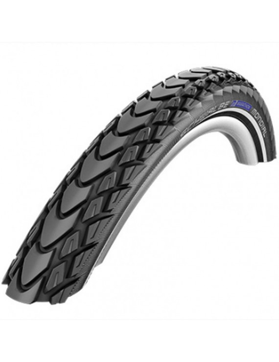 PNEU VTT URBAIN 26 X 2.00 SCHWALBE MARATHON MONDIAL NOIR TR (50-559) RENFORT 5mm FLANC REFLEX