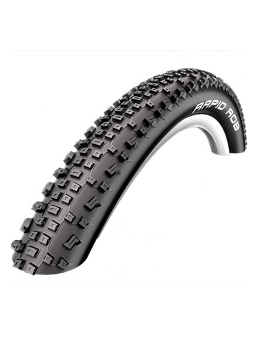 PNEU VTT 27.5 X 2.25 SCHWALBE RAPID ROB NOIR  TR (57-584) (650B) RENFORT K-GUARD