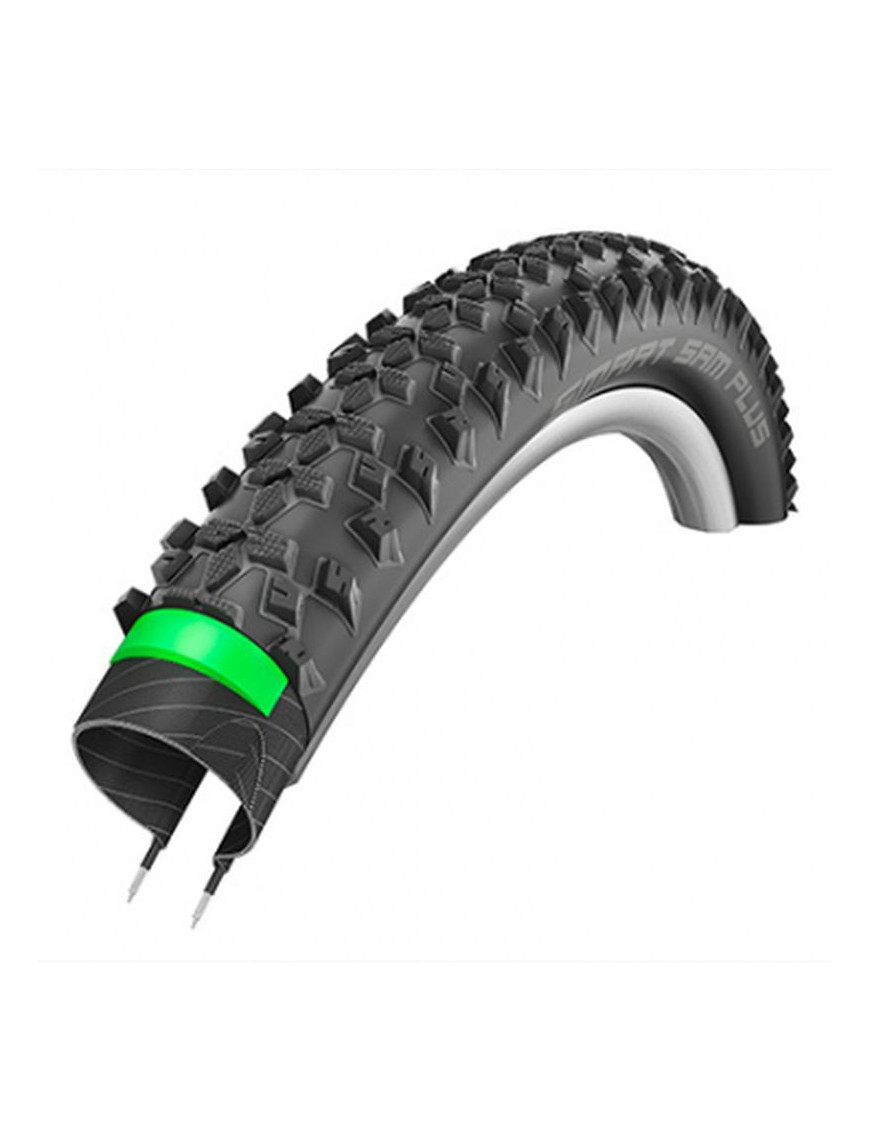 PNEU VTT - VAE 29 X 2.25 SCHWALBE SMART SAM PLUS ADDIX NOIR TR (57-622) DOUBLE DEFENSE RENFORT GREENGUARD HOMOLOGUE VAE e50