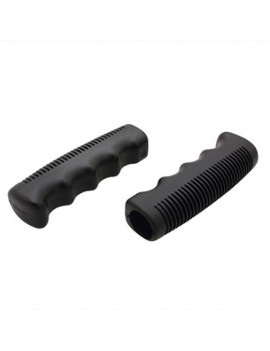 POIGNEE CITY CAOUTCHOUC PROGRIP NOIR PREFORME 110mm (PAIRE)