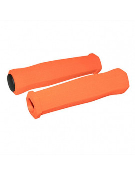 Poignee CITY/VTT newton mousse haute densite orange 125mm (paire)...