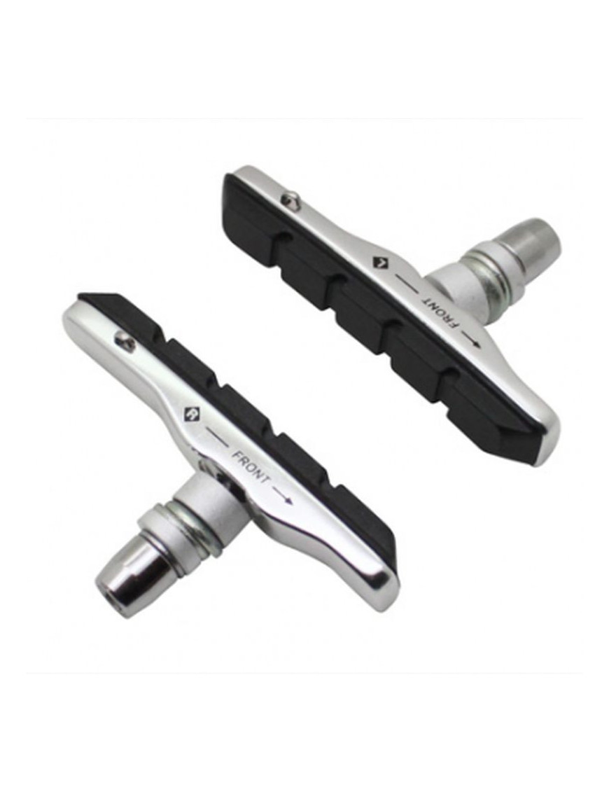 PORTE PATIN FREIN VTT A VIS DEPORTE NEWTON 72mm TYPE CARTOUCHE ARGENT (1 PAIRE)