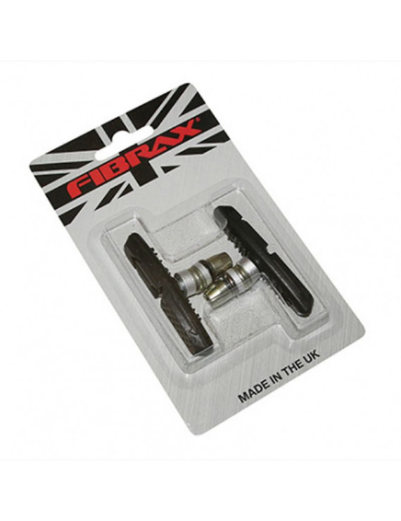 PORTE PATIN FREIN VTT A VIS SYMETRIC FIBRAX 70mm NOIR (1 PAIRE) PREMIUM