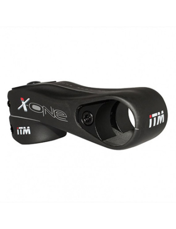 "POTENCE ROUTE ITM X-ONE FULL CARBONE 31,8 L 100mm COMPATIBLE 1""1-8 et 1""1-4 POIDS 125g."