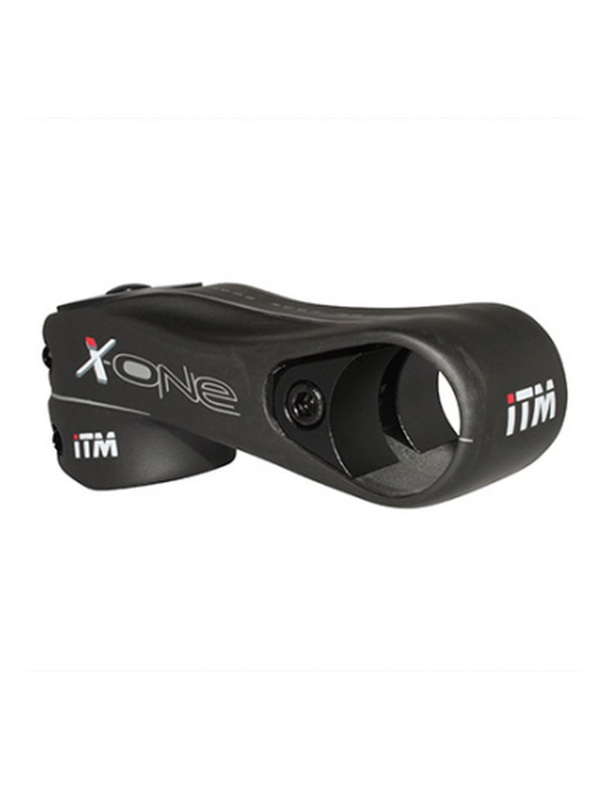 "POTENCE ROUTE ITM X-ONE FULL CARBONE 31,8 L 120mm COMPATIBLE 1""1-8 et 1""1-4 POIDS 125g."